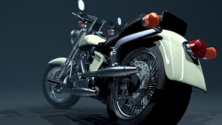 Harley Davidson 3D renders