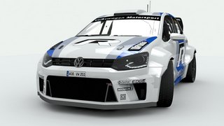 VW Polo R WRC 2012 3D renders