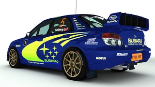 Subaru Impreza WRC 3D renders