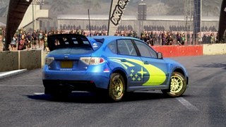 Subaru demo car for DiRT 2