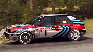 Lancia Delta HF Integrale 16v Martini skin for Dirt Rally