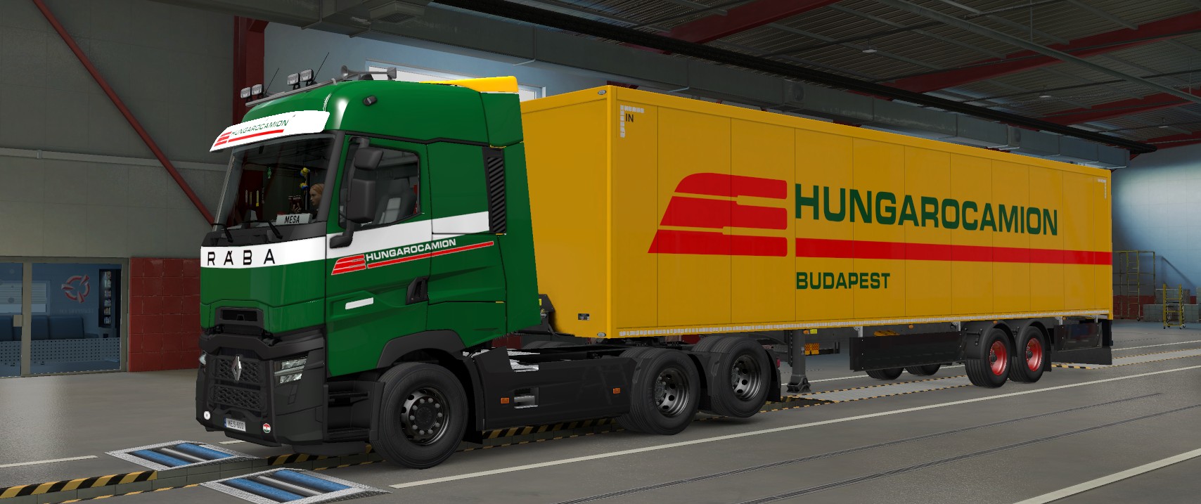 Hungarocamion trailer for ETS2
