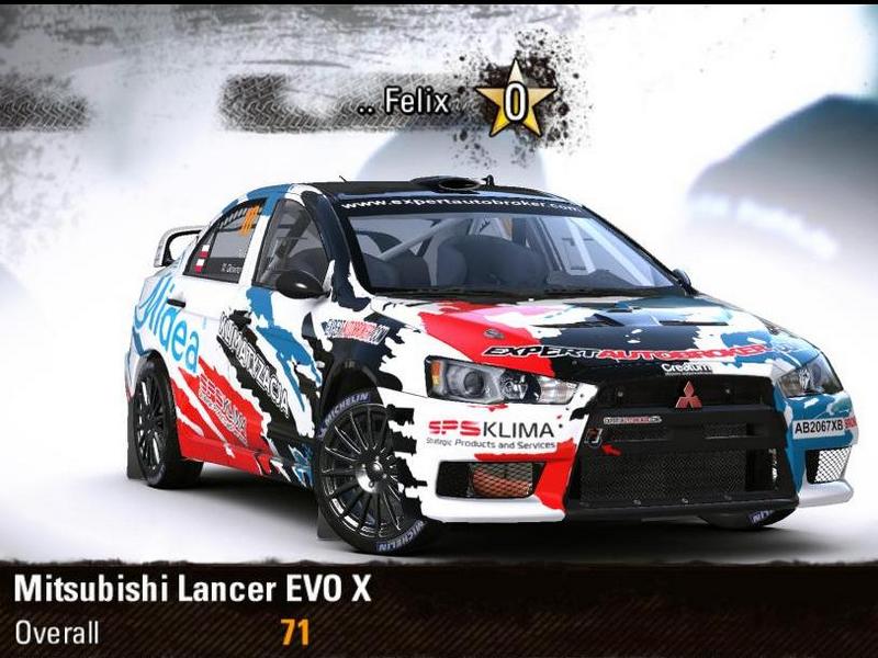Mitsubishi Lancer Evo X livery/skin mod download
